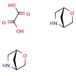 (1r,4r)-2-Oxa-5-azabicyclo[2,2,1]heptanehemioxalate图片