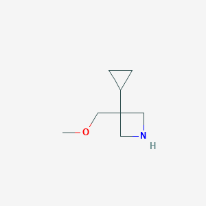 3-cyclopropyl-3-(methoxymethyl)azetidine图片