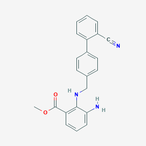 Methyl 3-amino-2-[[(2'-cyanobiphenyl-4-yl)methyl]amino]benzoate图片