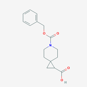 6-((Benzyloxy)carbonyl)-6-azaspiro[2,5]octane-1-carboxylicacid图片