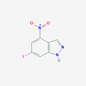 6-Iodo-4-nitro-1H-indazole图片