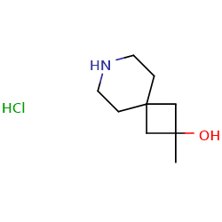 2-Methyl-7-azaspiro[3,5]nonan-2-olhydrochloride图片