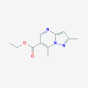 ethyl 2,7-dimethylpyrazolo[1,5-a]pyrimidine-6-carboxylate图片