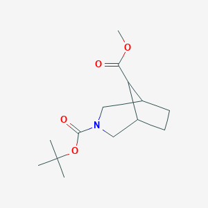 Methyl3-boc-3-azabicyclo[3,2,1]octane-8-carboxylate图片