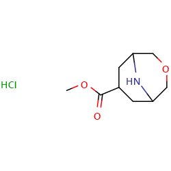 Methyl3-oxa-9-azabicyclo[3,3,1]nonane-7-carboxylatehydrochloride图片