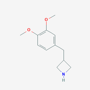 3-[(3,4-Dimethoxyphenyl)methyl]azetidine图片