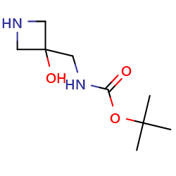 Tert-butylN-[(3-hydroxyazetidin-3-YL)methyl]carbamate图片