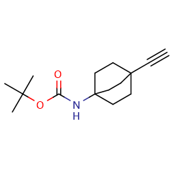 Tert-butyl4-ethynylbicyclo[2,2,2]octan-1-ylcarbamate图片
