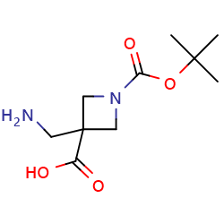 1-Boc-3-(aminomethyl)azetidine-3-carboxylicacid图片