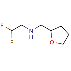 (2,2-difluoroethyl)[(oxolan-2-yl)methyl]amine图片