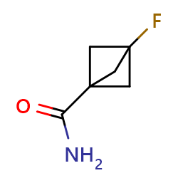 3-Fluorobicyclo[1,1,1]pentane-1-carboxamide图片