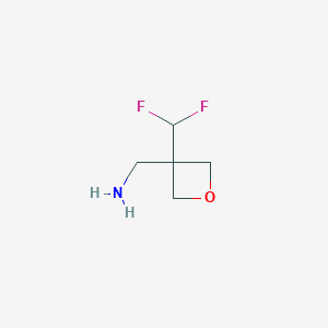 [3-(Difluoromethyl)oxetan-3-yl]methanamine图片