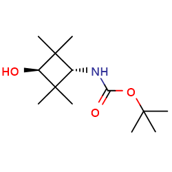 cis-Tert-butyl3-hydroxy-2,2,4,4-(tetramethyl)cyclobutylcarbamate图片