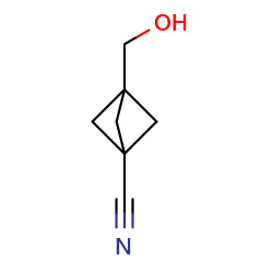 3-(Hydroxymethyl)bicyclo[1,1,1]pentane-1-carbonitrile图片