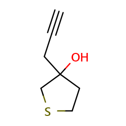3-(prop-2-yn-1-yl)thiolan-3-ol图片