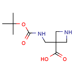 3-(Boc-aminomethyl)azetidine-3-carboxylicacid图片