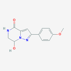 7-Hydroxy-2-(4-methoxyphenyl)-6,7-dihydropyrazolo-[1,5-a]pyrazin-4(5H)-one图片