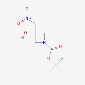 Tert-butyl3-hydroxy-3-(nitromethyl)azetidine-1-carboxylate图片