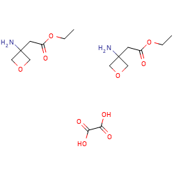Ethyl2-(3-aminooxetan-3-yl)acetatehemioxalate图片