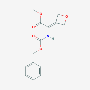Methyl2-(((benzyloxy)carbonyl)amino)-2-(oxetan-3-ylidene)acetate图片