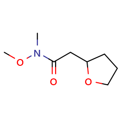 N-methoxy-N-methyl-2-(oxolan-2-yl)acetamide图片