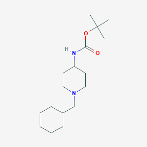 tert-Butyl 1-(cyclohexylmethyl)piperidin-4-ylcarbamate图片