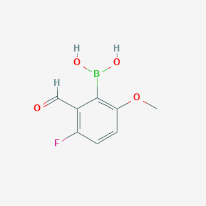 3-Fluoro-2-formyl-6-methoxyphenylboronic acid图片