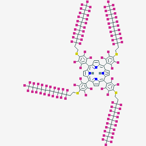 5,10,15,20-Tetrakis[4-(1'H,1'H,2'H,2'H-perfluorododecylthio)-2,3,5,6-tetrafluorophenyl] Porphyrin图片