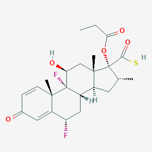 6α,9α-Difluoro-11β-hydroxy-16α-methyl-3-oxo-17α-(propionyloxy)-androsta-1,4-diene-17β-carbothioic Acid图片