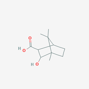 3-Hydroxy-4,7,7-trimethyl-bicyclo[2,2,1]heptane-2-carboxylic acid图片