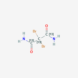 Dibromo Malonamide-13C3图片