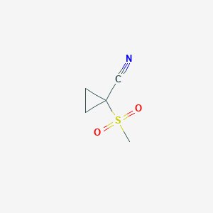 1-(METHYLSULFONYL)CYCLOPROPANECARBONITRILE图片