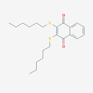 2,3-Bis(n-hexylthio)-1,4-naphthalenedione图片