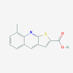 8-Methyl-thieno[2,3-b]quinoline-2-carboxylic acid图片