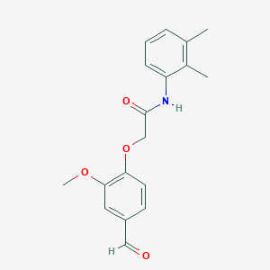N-(2,3-dimethylphenyl)-2-(4-formyl-2-methoxyphenoxy)acetamide图片