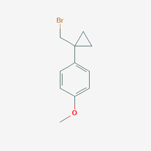 1-[1-(bromomethyl)cyclopropyl]-4-methoxybenzene图片
