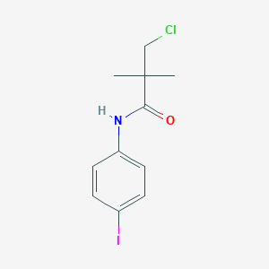 3-chloro-N-(4-iodophenyl)-2,2-dimethylpropanamide图片