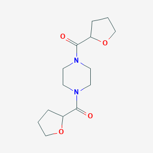 1,4-Bis[(tetrahydro-2-furanyl)carbonyl]-piperazine图片