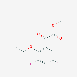 Ethyl 3,5-difluoro-2-ethoxybenzoylformate图片