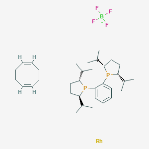 1,2-双[(2R,5R)-2,5-二异丙基膦烷基]苯(1,5-环辛二烯)四氟硼酸铑(I)图片