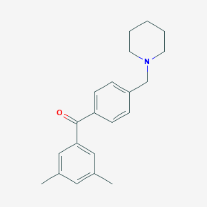 3,5-dimethyl-4'-piperidinomethyl benzophenone图片