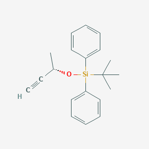 1,1'-[(1,1-Dimethylethyl)[[(1S)-1-methyl-2-propyn-1-yl]oxy]silylene]bis[benzene]图片