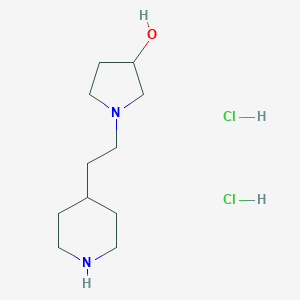 1-[2-(4-Piperidinyl)ethyl]-3-pyrrolidinoldihydrochloride图片