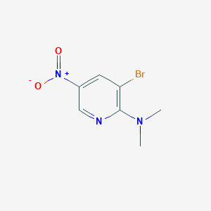 3-Bromo-N,N-dimethyl-5-nitropyridin-2-amine图片