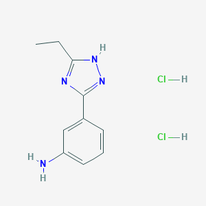 [3-(5-ethyl-4H-1,2,4-triazol-3-yl)phenyl]amine dihydrochlorideͼƬ