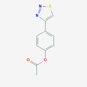 4-(1,2,3-Thiadiazol-4-yl)phenyl acetate图片