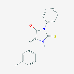 (5E)-2-Mercapto-5-(3-methylbenzylidene)-3-phenyl-3,5-dihydro-4H-imidazol-4-oneͼƬ