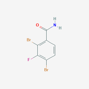 2,4-Dibromo-3-fluorobenzamide图片