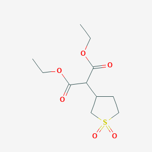 1,3-diethyl 2-(1,1-dioxo-1λ?-thiolan-3-yl)propanedioate图片