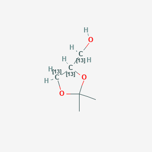 2,2-Dimethyl-1,3-dioxolane-13C3-4-methanol图片
